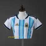 Argentina 2026 Home Crop Top Style
