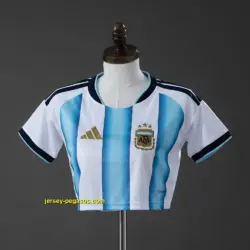 Argentina 2026 Home Crop Top Style