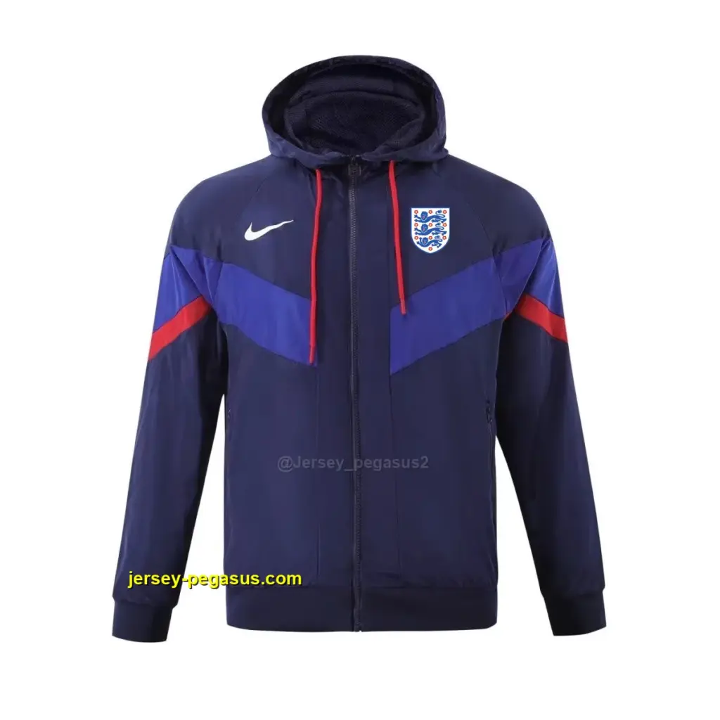 England blue windbreaker jacket