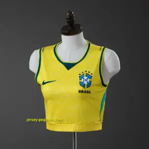 Brazil 2026 Crop Tank Top Home Jersey