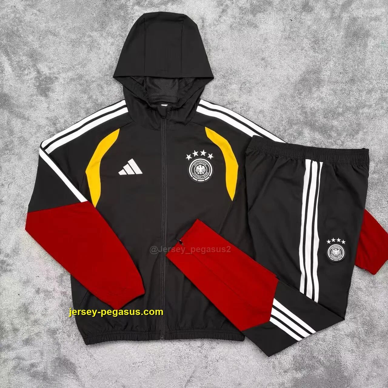 Germany 2026 windbreaker jacket+pants Germany 2026 windbreaker jacket+pants