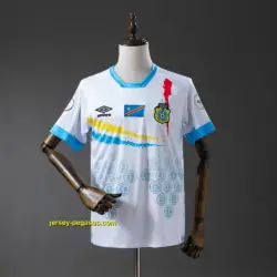 Congo 2026 White and Blue Jersey