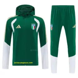 Italy 2026 green windbreaker jacket+pants