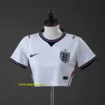 England 2026 Home Crop Top Style