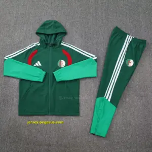 Algeria 2026 green windbreaker jacket+pants