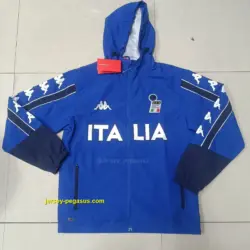 Italy blue windbreaker jacket