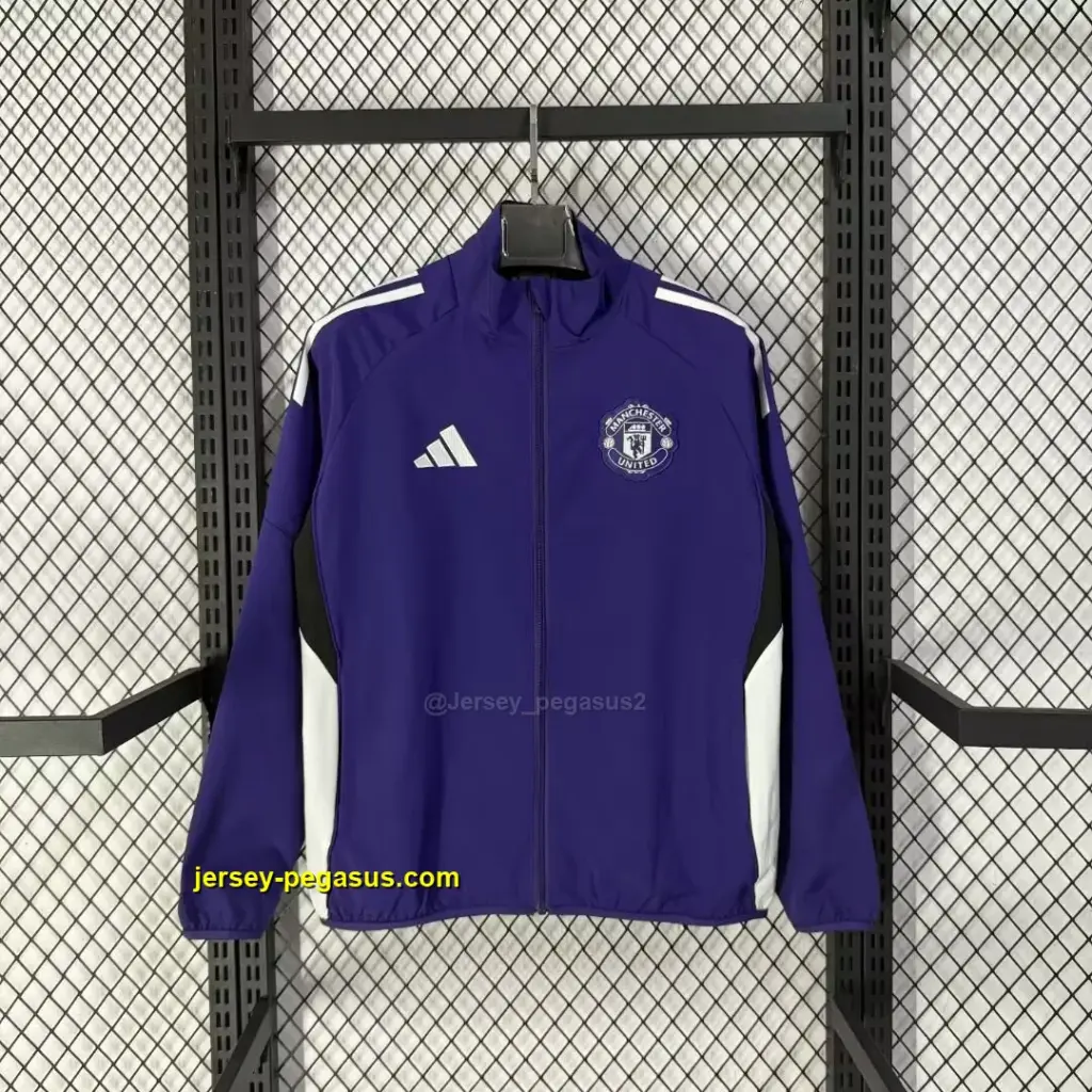 Man U 2026 purple windbreaker jacket