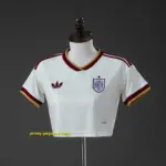 Spain 2026 Home Crop Top Style Jersey
