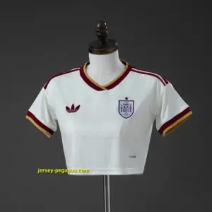 Spain 2026 Home Crop Top Style Jersey