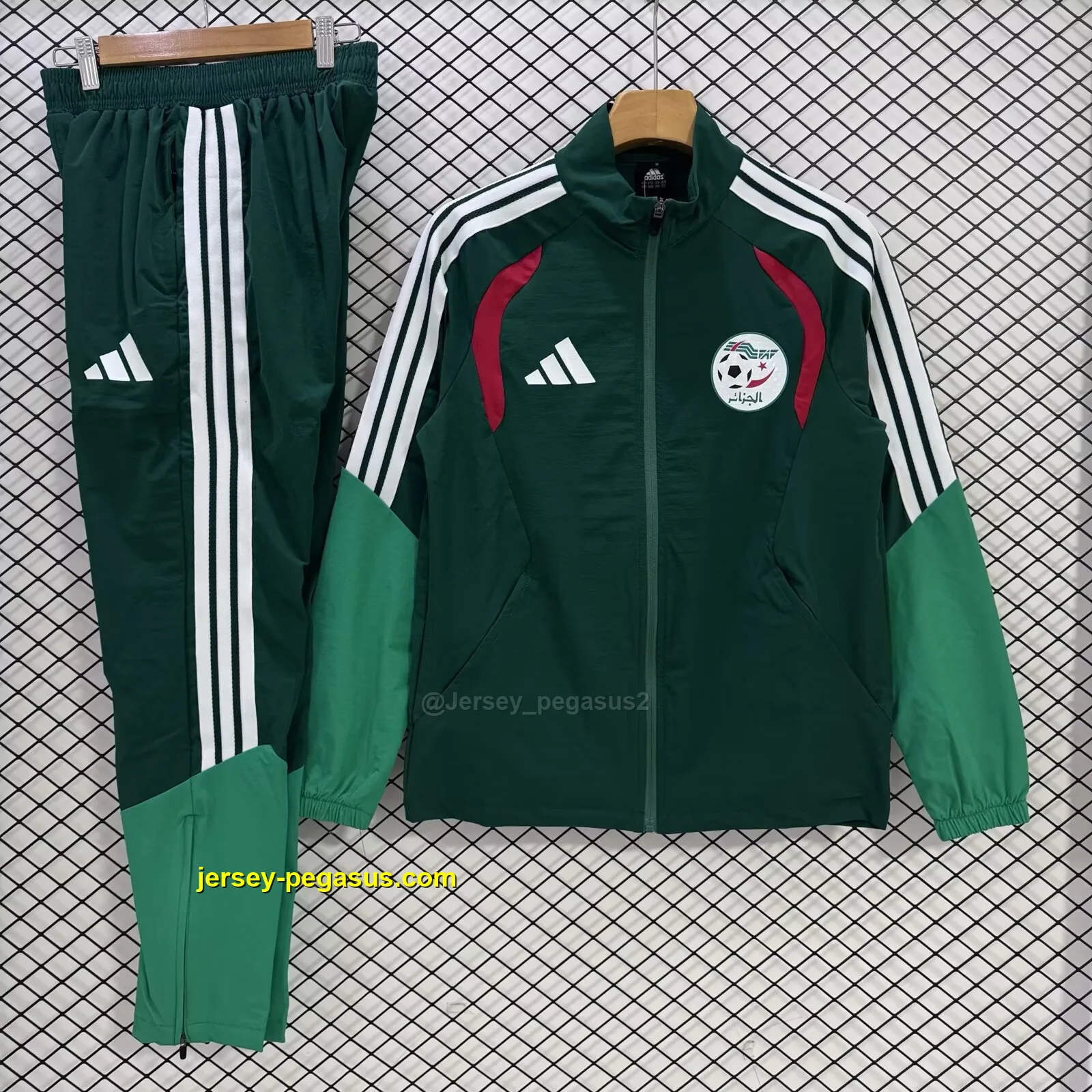 Algeria 2026 windbreaker jacket+pants Algeria 2026 windbreaker jacket+pants