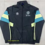 Man U black windbreaker jacket