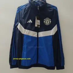 Man U blue windbreaker jacket