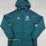 Man U green windbreaker jacket