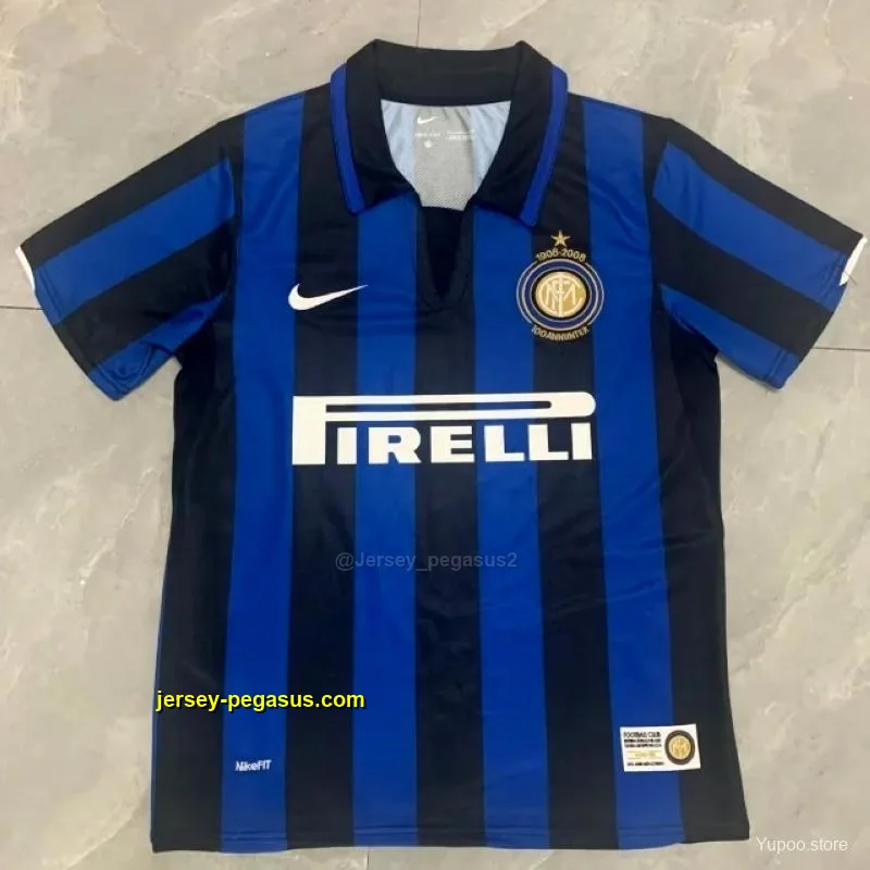 07 08 Inter Milan Home Soccer Jersey 07 08 Inter Milan Home Soccer Jersey