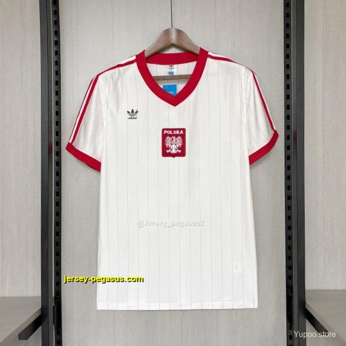 1982 Retro Poland Home Jersey 1982 Retro Poland Home Jersey