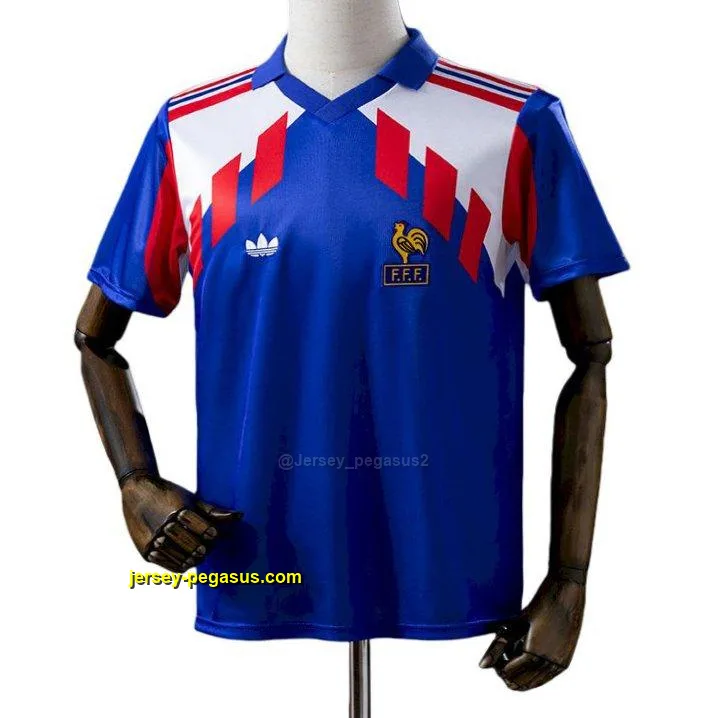 1990 Retro France Home Jersey 1990 Retro France Home Jersey