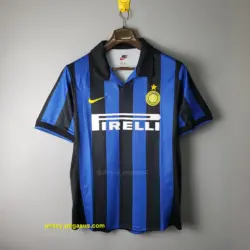 1998 models short-sleeved retro Inter Soccer Jersey