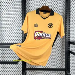 20 Retro Wolverhampton Wanderers Home Gold with Black Trim Jersey