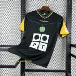 20 Sporting CP Retro Away Black with Yellow Sleeves Jersey