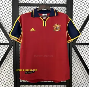 2000 Retro Spain Home Jersey