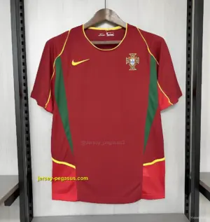 2002 Retro Portugal Home Jersey