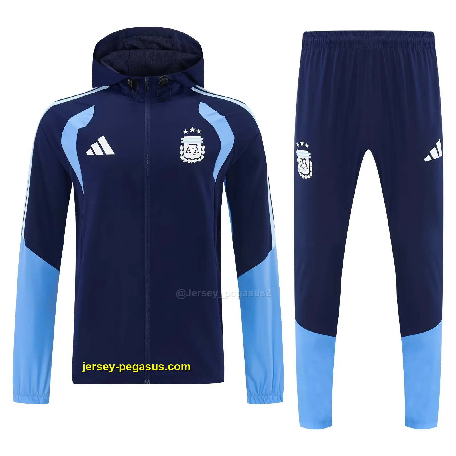 Argentina 2026 blue windbreaker jacket+pants Argentina 2026 blue windbreaker jacket+pants