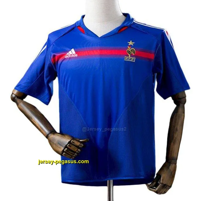 2004 Retro France Home Jersey 2004 Retro France Home Jersey