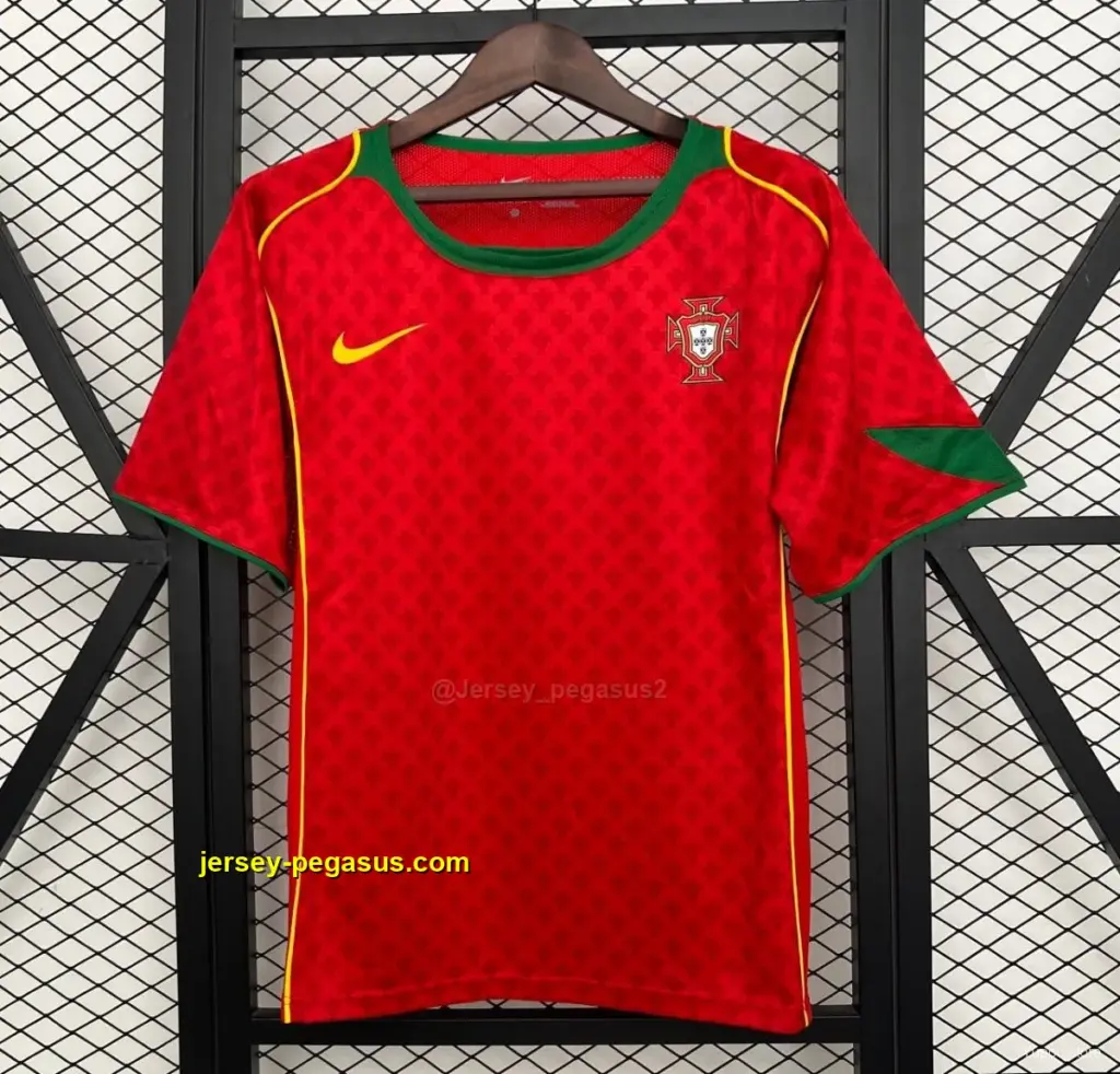 2004 Retro Portugal Home Jersey