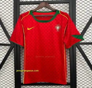 2004 Retro Portugal Home Jersey