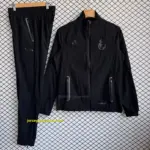 Real Madrid black windbreaker jacket+pants