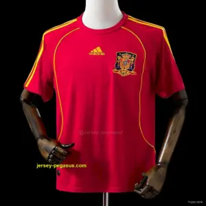 2008 Retro Spain Home Jersey