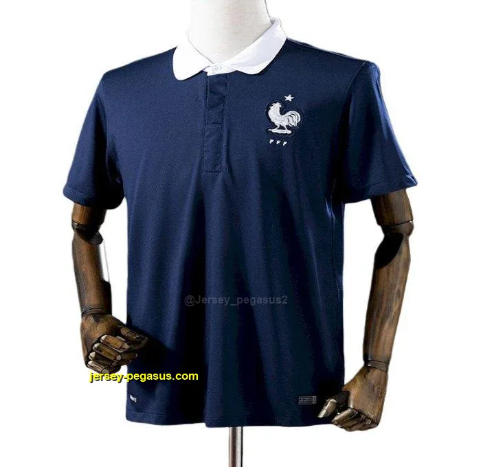 2014 Retro France Home Jersey 2014 Retro France Home Jersey