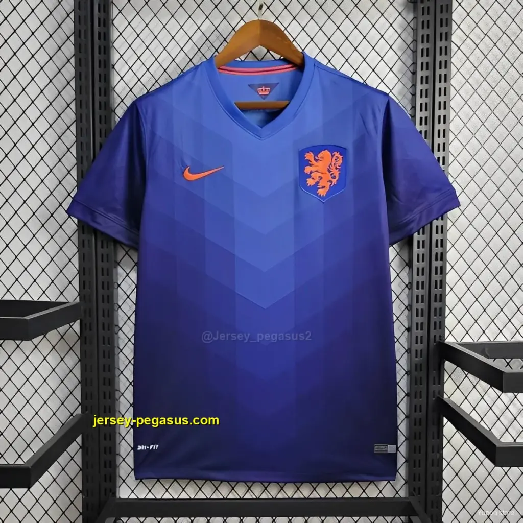 2014 Retro Netherlands Away Jersey