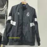 Real Madrid grey windbreaker jacket