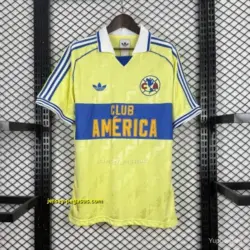 Player Version Club América Adidas Originals Retro Reissue Home Yellow Blue Jers