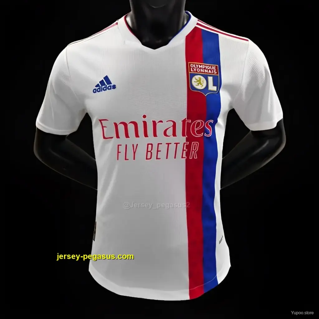 Player Version Olympique Lyonnais Lyon Home Jersey
