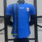 Player Version Retro 1994 Argentina Away Blue Jersey