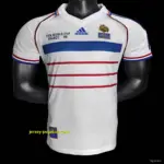 Player Version Retro 1998 France Away White Jersey