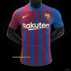 Player Version Retro Barcelona Home Jersey