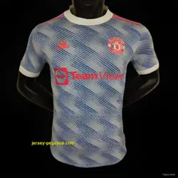 Player Version Retro Manchester United Away Sky blue Jersey