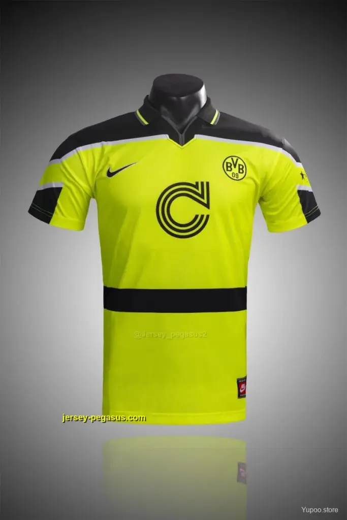 RETRO Dortmund Champions League Home Soccer Jersey