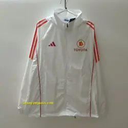 Roma white windbreaker jacket