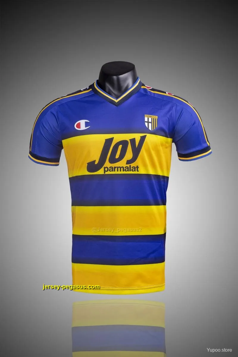 RETRO Parma Home Soccer Jersey RETRO Parma Home Soccer Jersey
