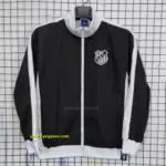 Santos black and white windbreaker jacket