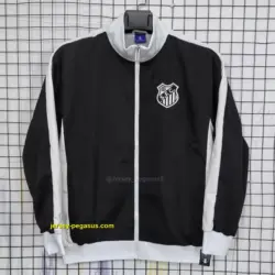Santos black and white windbreaker jacket
