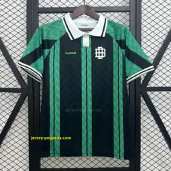 Real Betis Green with Black Vertical Stripes Jersey