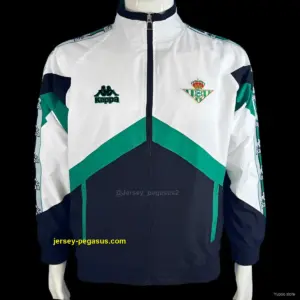 Real Betis WhiteBlack Windbreaker
