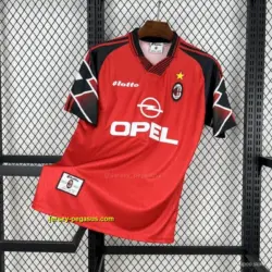 Retro 19 AC Milan Away Red Jersey