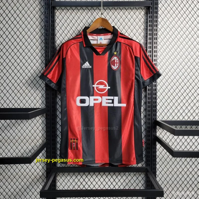 Retro 19 AC Milan Home Jersey Retro 19 AC Milan Home Jersey