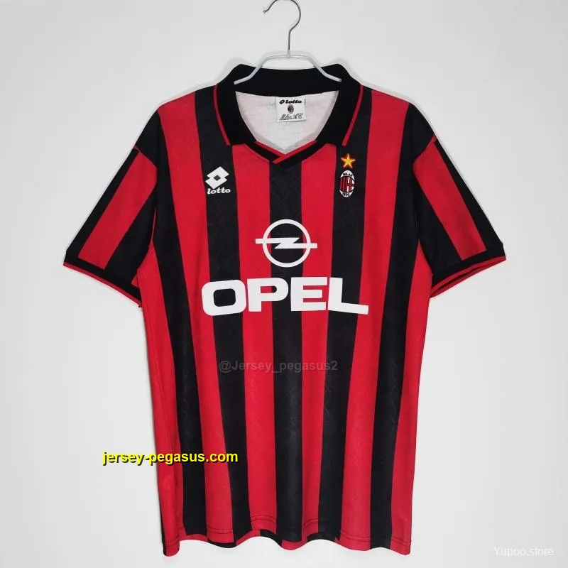 Retro 19 AC Milan Home Soccer Jersey Retro 19 AC Milan Home Soccer Jersey